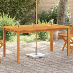 vidaXL Vrtna miza 150x90x74 cm trden akacijev les