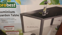 NOVO ALU Vrtna miza, miza za teraso 144x74x92