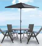 Vrtna miza s sencnikom