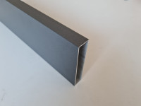 Alu letev, aluminij 100*20mm barvana db703