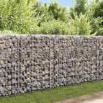 vidaXL Gabion stena iz pocinkanega jekla 450x30x100 cm