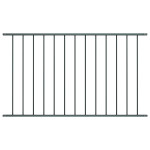 vidaXL Ograjni panel Woerden prašno barvano jeklo 163x117 cm antracit