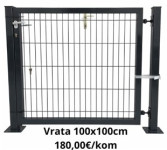 VRTNA VRATA 100X100 - NAJCENEJŠE NA TRGU