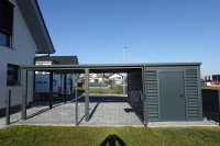 Kovinska vrtna lopa, nadstrešek 6x8m