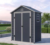Plastična hiška-lopa-uta Universo M 1,98 m² - 1,90m x 1,04m - ANTRACIT
