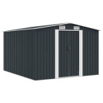 vidaXL Vrtna lopa 257x298x178 cm kovinska antracit