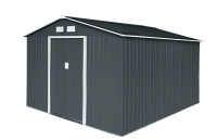 Vrtna kovinska hiška/uta za orodje S300 XXXL ANTRAZIT - 8,8 m²