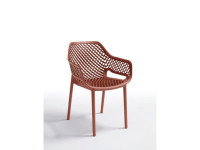 Stol RIO opečnato rdeča