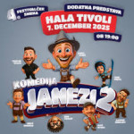 Prodam 2 vstopnici za Janeze 2 - ponedeljek 8.12.2025 - Tribuna