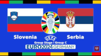 EURO 2024: 4 Vstopnice Slovenija-Srbija (Slovenia -Serbia)