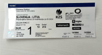Slovenija Litva, 4 karte za zeleni ring C