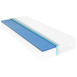 vidaXL Vzmetnica 100x200 cm visco spominska pena 18 cm H2