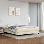 vidaXL Vzmetnica z žepkasto vzmetjo srednje trdote krem 160x200x20 cm