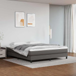 vidaXL Vzmetnica z žepkasto vzmetjo srednje trdote siva 180x200x20 cm