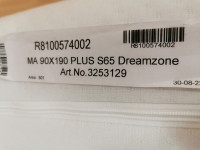 Vzmetnica Dreamzone S65 Plus 90x190 – zelo ohranjena, ugodno