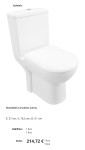 Monoblok WC now, Concepto Sunny