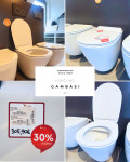 Odprodaja eksponata - Viseči WC Gambasi