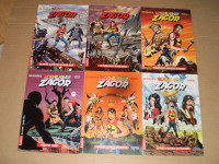 Zagor,kolor,Ludens,št.4,6,10,11,13,15