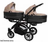 Otroški voziček za dvojčke Babyactive Twinni Premium