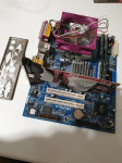 Osnovna plošča ASROCK, procesor AMD, ram, grafična kartica radeon agp