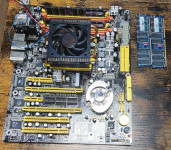 VRHUNSKA matična plošča Socket 939 DFI NF4 LANPARTY ULTRA-D + procesor