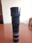 Canon FD 300mm 1:4 L + telekonverter 1,4x in 2x ter adapter FD-NEX