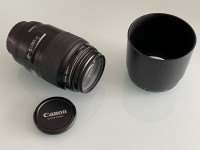 Canon objektiv (100mm Macro, 10-18mm)