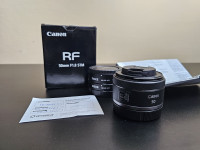 Canon RF 50 mm F/1.8 STM objektiv kot nov + makro obročki