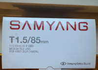 Samyang 85mm T1.5