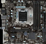 Komplet MSI B150M PRO-VDH D3 + Intel Core i5-7500 + BOX hladilnik