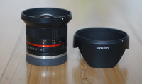 Objektiv Samyang 2.0 / 12mm za Sony E (aps-c)