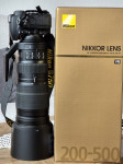 Prodam  objektiv Nikon AF-S NIKKOR 200-500mm f/5.6E ED VR