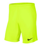 Nike Short Park III brez notranjih hlačk – rumen fluo/črn, L