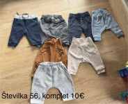 Otroške hlače in majice, številka 56