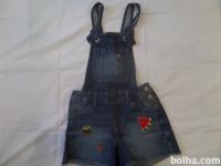 Jeans kombinezon št.140/146 (NOV)