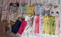 Komplet poletnih oblačil za punčko 104 (19 oblačil)