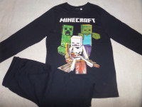 Majica in hlače - komplet Minecraft, št. 158/164 (1x obleče, kot nov)