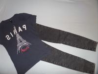 Majica Paris in jeans hlače, št. 170/176 (S)