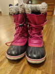 Otroški dekliški nepremočljivi zimski čevlji 36