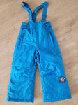 Zimske smučarske hlače št 98 za 3 leta Etirel modre z naramnicami