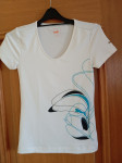 PUMA ORIGINAL BELO PISANA ŠPORTNA MAJCA S