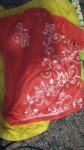 Ženska kolesarska majica-rdeča z vzorcem,CRANE, VEL M, 40-42