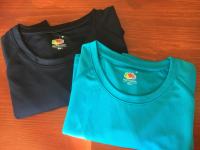 *Funkcionalna MAJICA Fruit of the Loom 2x modra - XL  - NOVO + PODARIM