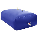 vidaXL Rezervoar za vodo s pipo zložljiv 2100 L PVC