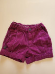 dekliške kratke žametne hlače štev. 116 (5-6 let)