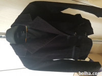 črna žametna jakna, S (H&M)