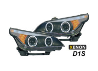Angel eyes Xenon D1S žarometi BMW 5 E60/61 05-07 F10 izgled