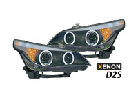 Angel eyes Xenon D2S žarometi BMW 5 E60/61 03-04 F10 izgled