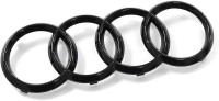 AUDI EMBLEM LOGO ZNAK - ČRN/ 27cm