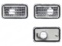 Bočni smernik Audi 90 84-87, sivo-prozorni, motno steklo